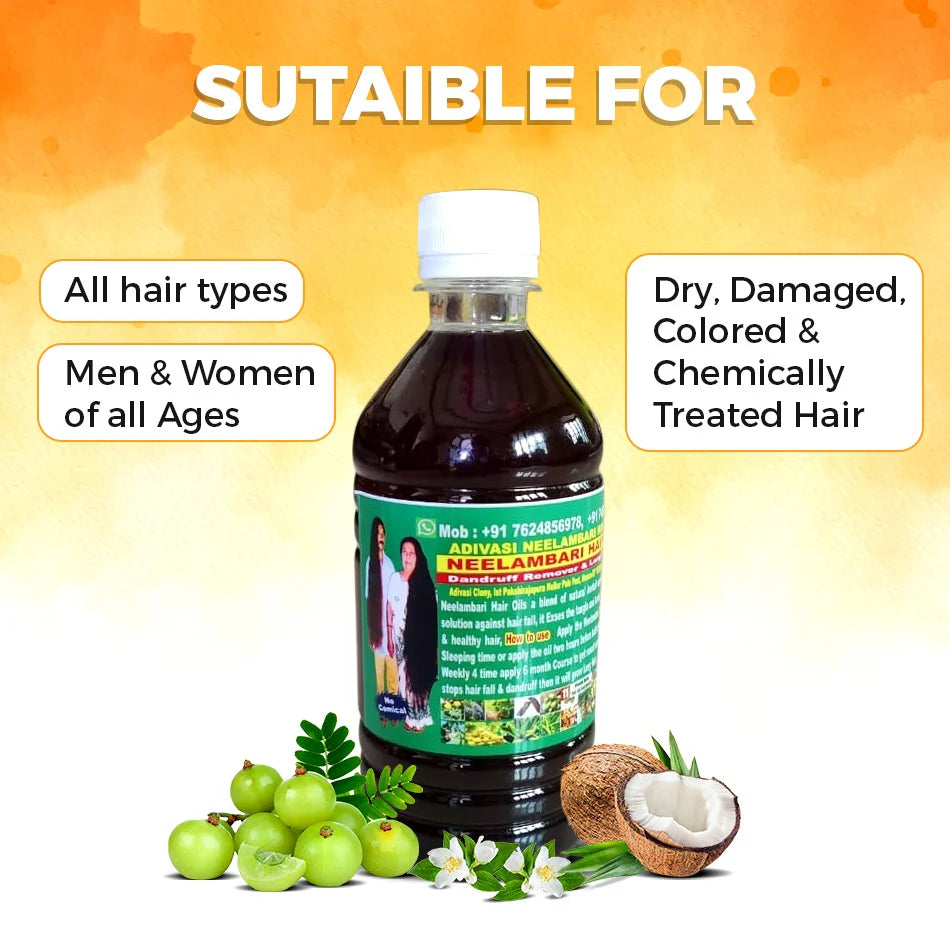 Adivasi Neelambari Herbal Hair Oil 125ML (Pack of 2)