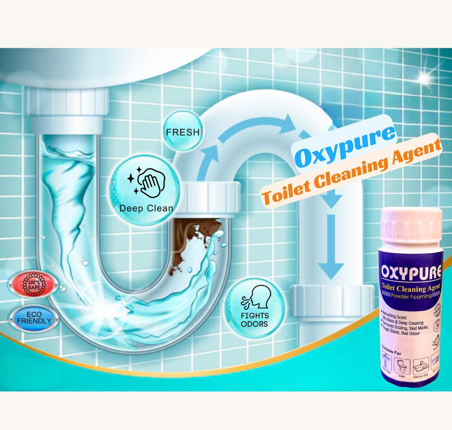 Oxypure Toilet Cleaner – Buy 1 Get 1 Free