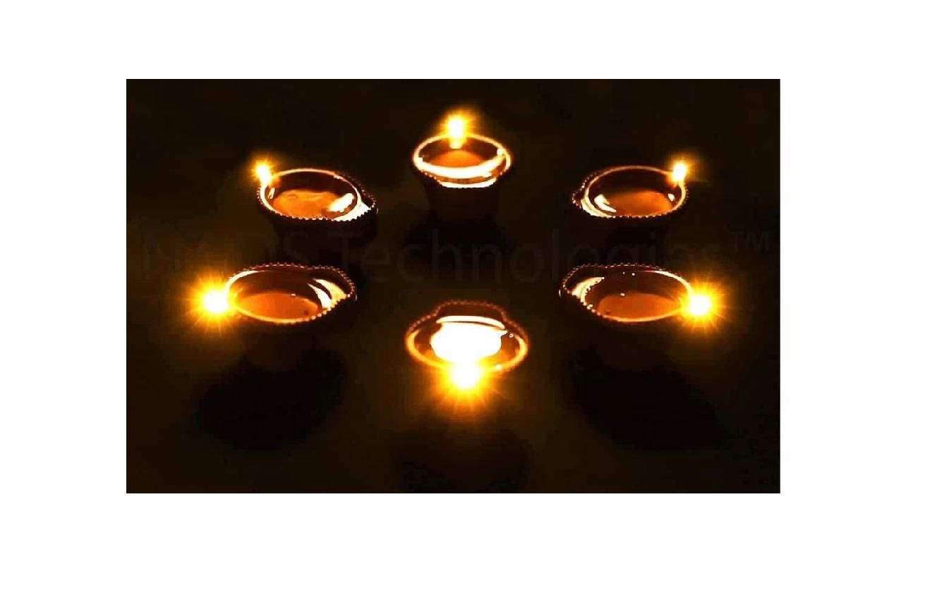 LED Water Sensor Diyas – Decorative Floating Lights (Pack of 6/12/18/24)